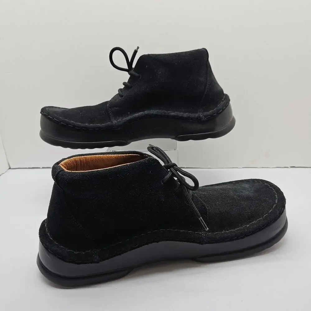 Betula Berkenstock Suede Leather Lace Up Boots Eur 40 US L9/M7 New